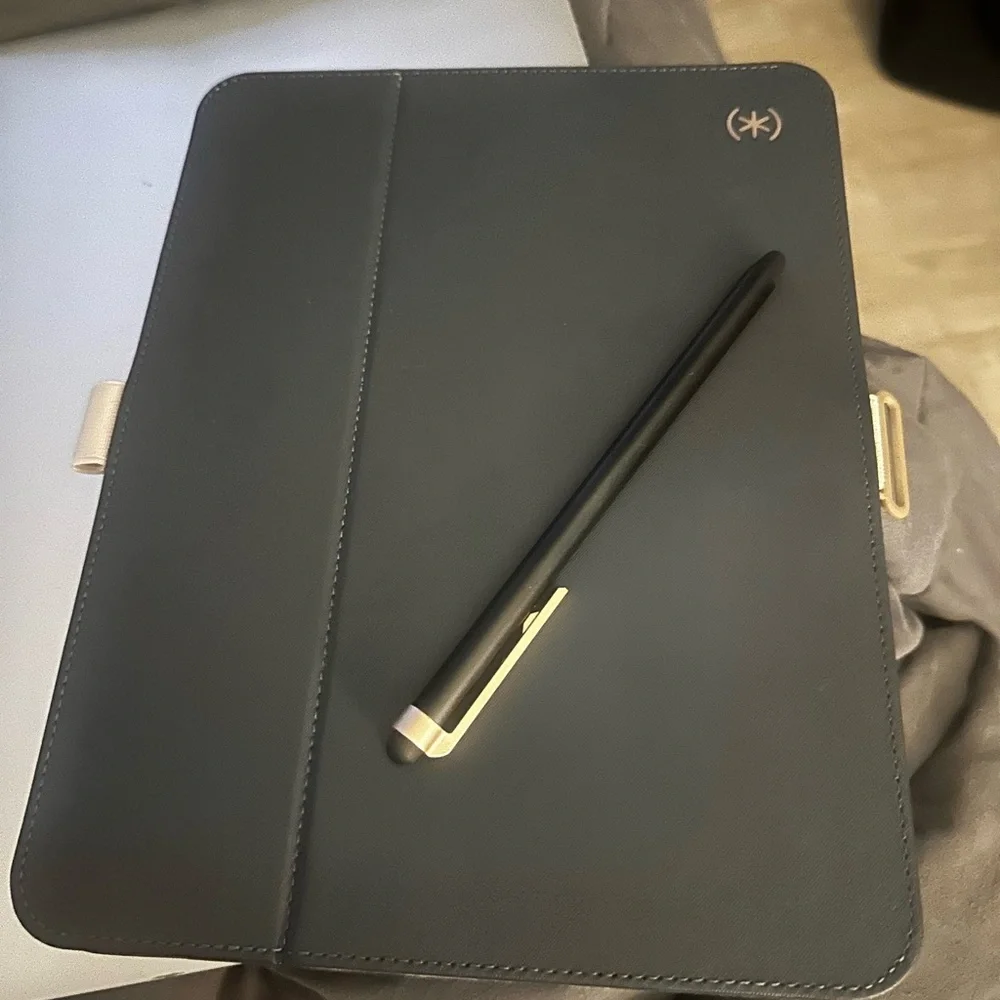 Apple Black Tablet with Colorful Interface and Slim Design